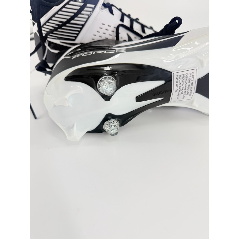 Nike Force Savage Pro 3 Detachable Football Size 12 Men White Black FJ8149-100 - Picture 9 of 9